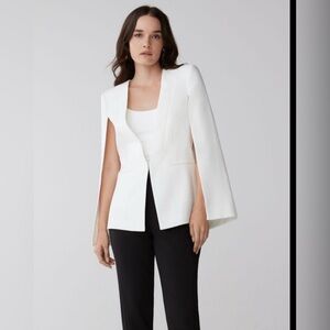 BCBGMAXAZRIA Woemns Jackets & Blazers | Upas Cape Jacket Offwhite